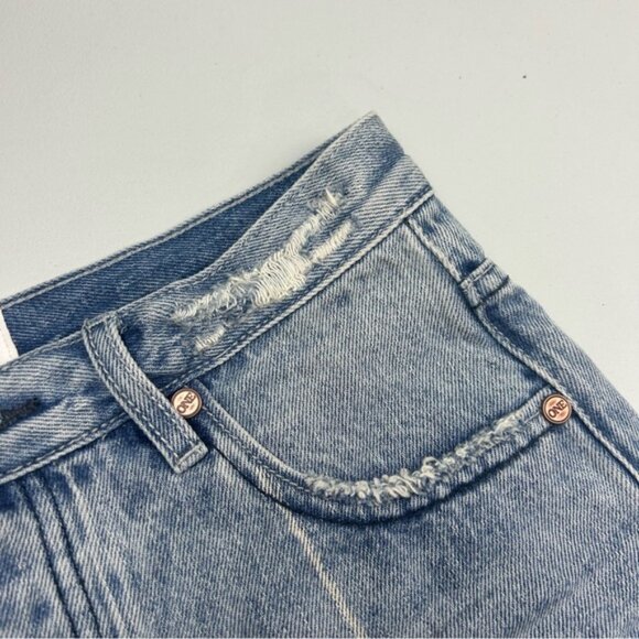 NWT One teaspoon Outlaws Frayed Distressed denim shorts - Picture 13 of 15